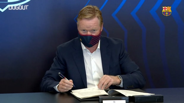 Ronald Koeman is the new FC Barcelona coach
